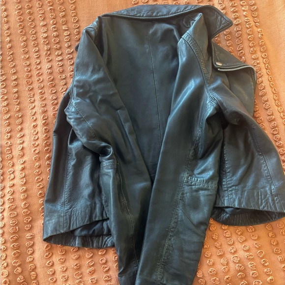 Madewell Washed Leather Jacket - Picture 4 of 7